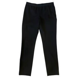 COS Slim Fit Mid Rise Elasticized Trouser Dress Pants in Black Women’s 12